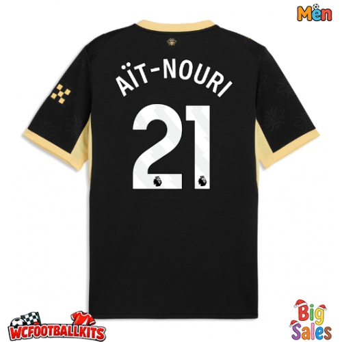 Manchester City Rayan Ait-Nouri #21 Replica Away Stadium Shirt 2026-27 Short Sleeve